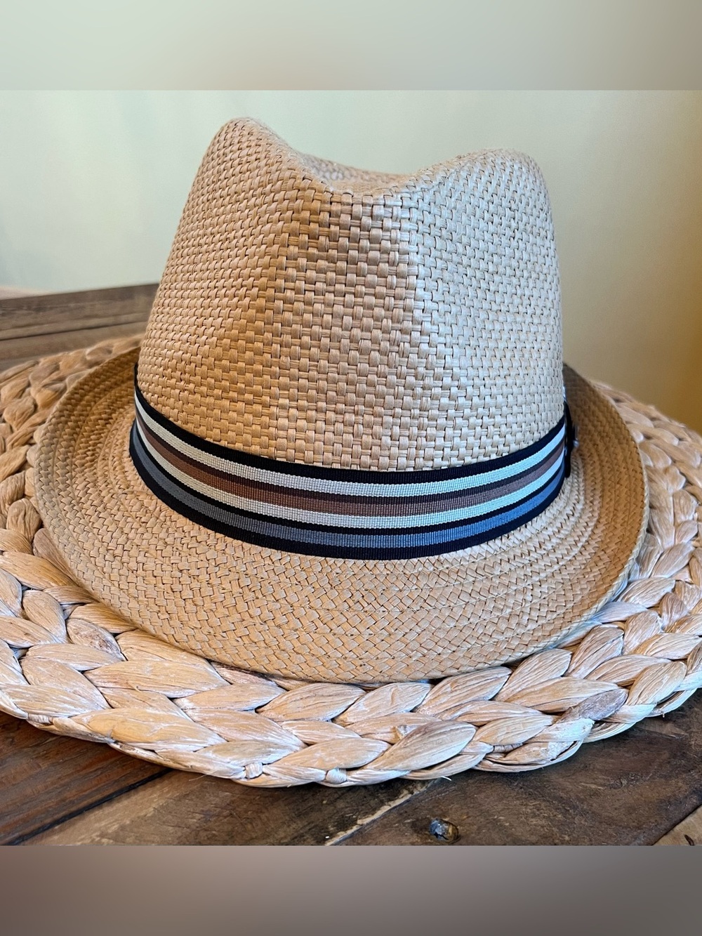 Kooringal Straw Fedora Hat - Picture 2 of 5